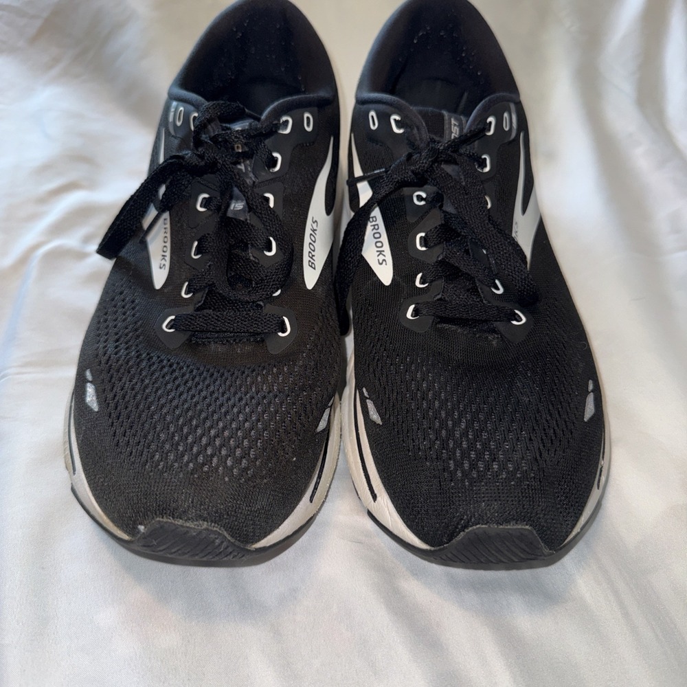 Brooks Mens Ghost 15 1103931D012 Black Running Shoes Sneakers Size 13 - Picture 3 of 6